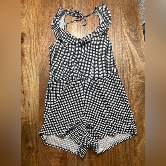 Roxy Pants - New Roxy Temple Of Tropics Strappy Romper black